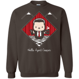 Sweatshirts Dark Chocolate / Small Hello Cooper Crewneck Sweatshirt
