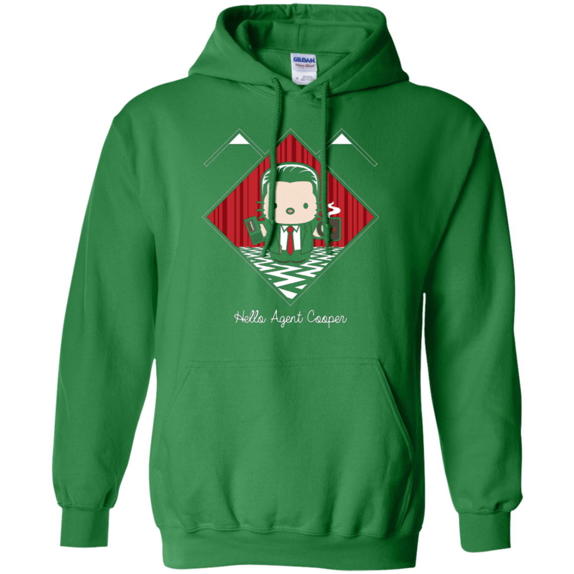 Sweatshirts Irish Green / Small Hello Cooper Pullover Hoodie