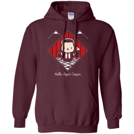 Sweatshirts Maroon / Small Hello Cooper Pullover Hoodie