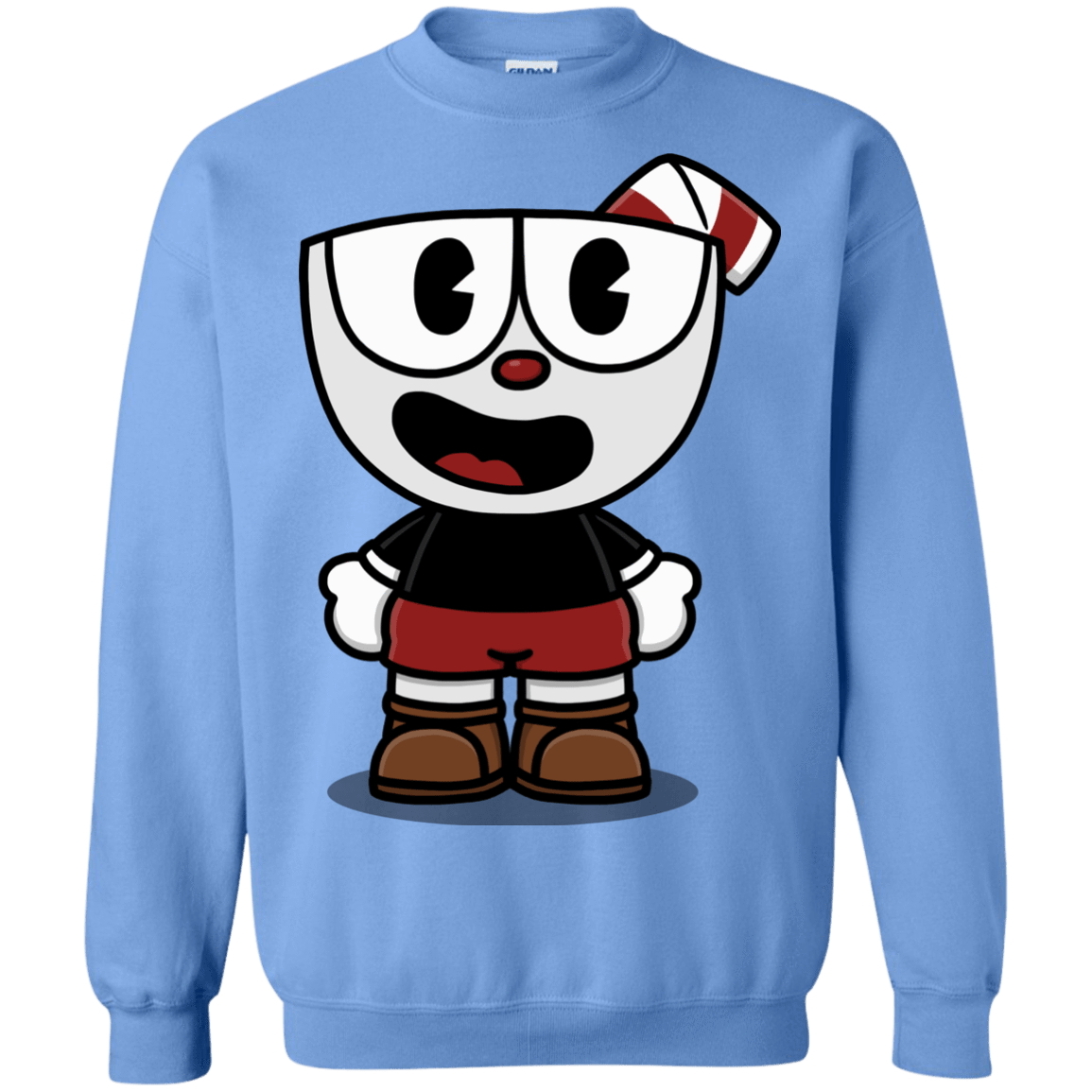 Sweatshirts Carolina Blue / S Hello Cuphead Crewneck Sweatshirt
