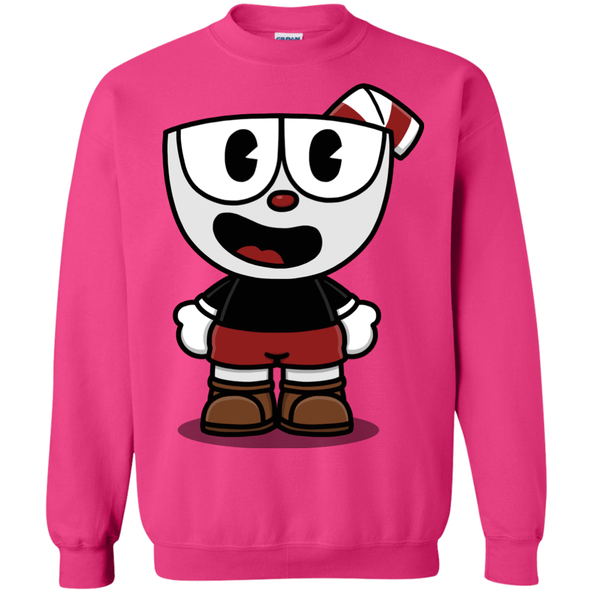 Sweatshirts Heliconia / S Hello Cuphead Crewneck Sweatshirt