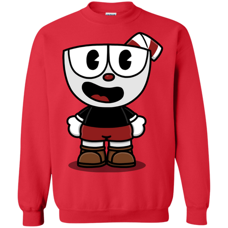 Sweatshirts Red / S Hello Cuphead Crewneck Sweatshirt