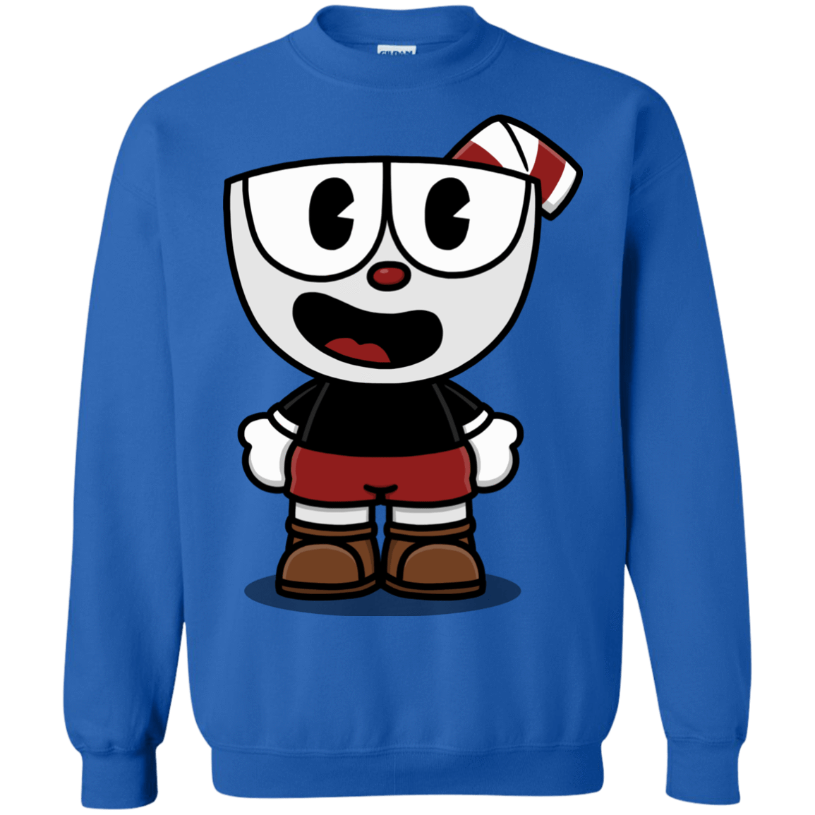 Sweatshirts Royal / S Hello Cuphead Crewneck Sweatshirt