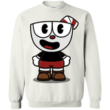 Sweatshirts White / S Hello Cuphead Crewneck Sweatshirt