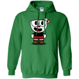 Sweatshirts Irish Green / S Hello Cuphead Pullover Hoodie