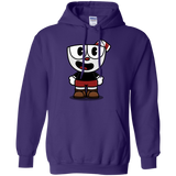 Sweatshirts Purple / S Hello Cuphead Pullover Hoodie