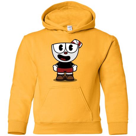 Sweatshirts Gold / YS Hello Cuphead Youth Hoodie