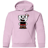 Sweatshirts Light Pink / YS Hello Cuphead Youth Hoodie