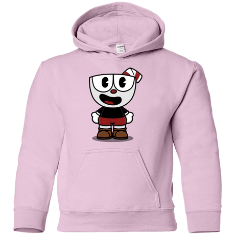 Sweatshirts Light Pink / YS Hello Cuphead Youth Hoodie