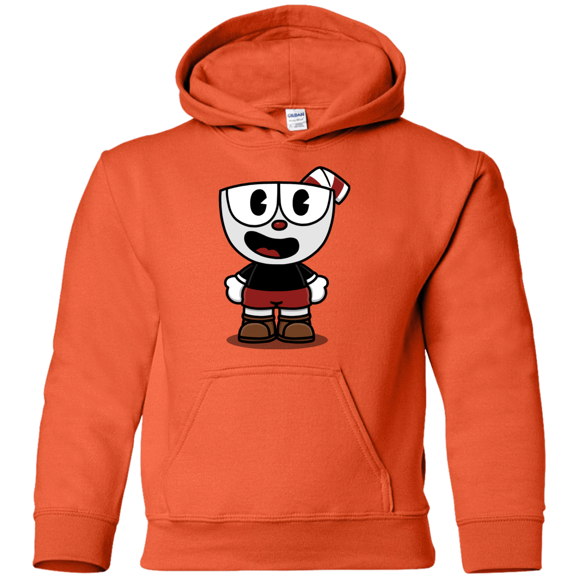 Sweatshirts Orange / YS Hello Cuphead Youth Hoodie