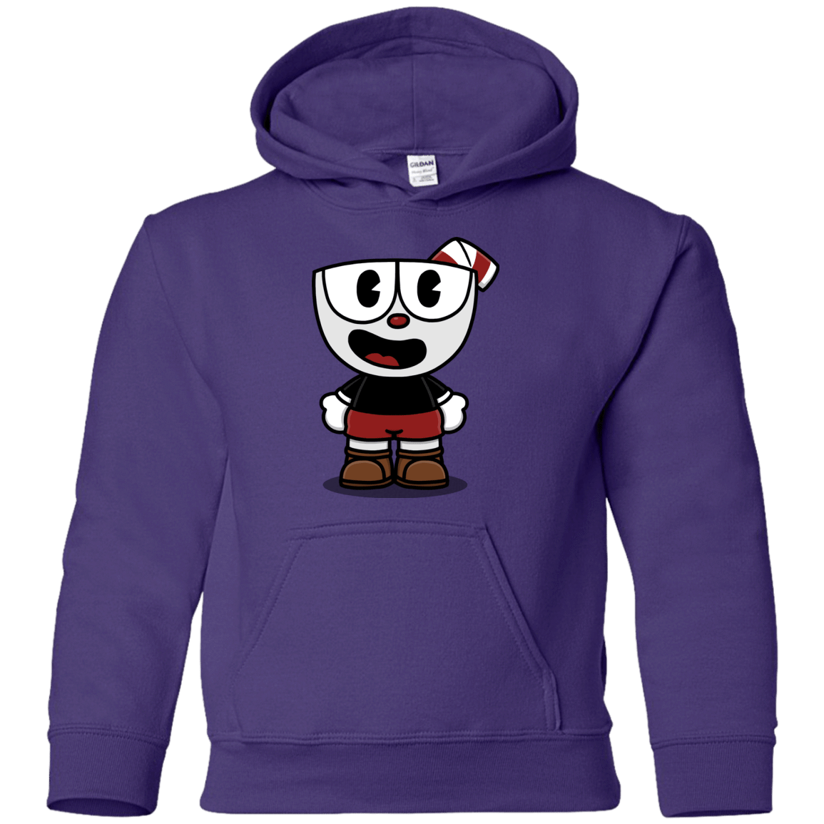 Sweatshirts Purple / YS Hello Cuphead Youth Hoodie
