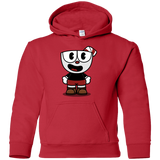 Sweatshirts Red / YS Hello Cuphead Youth Hoodie