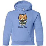 Sweatshirts Carolina Blue / YS Hello Fox Youth Hoodie