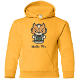 Sweatshirts Gold / YS Hello Fox Youth Hoodie
