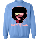 Sweatshirts Carolina Blue / S Hello Garnet Crewneck Sweatshirt