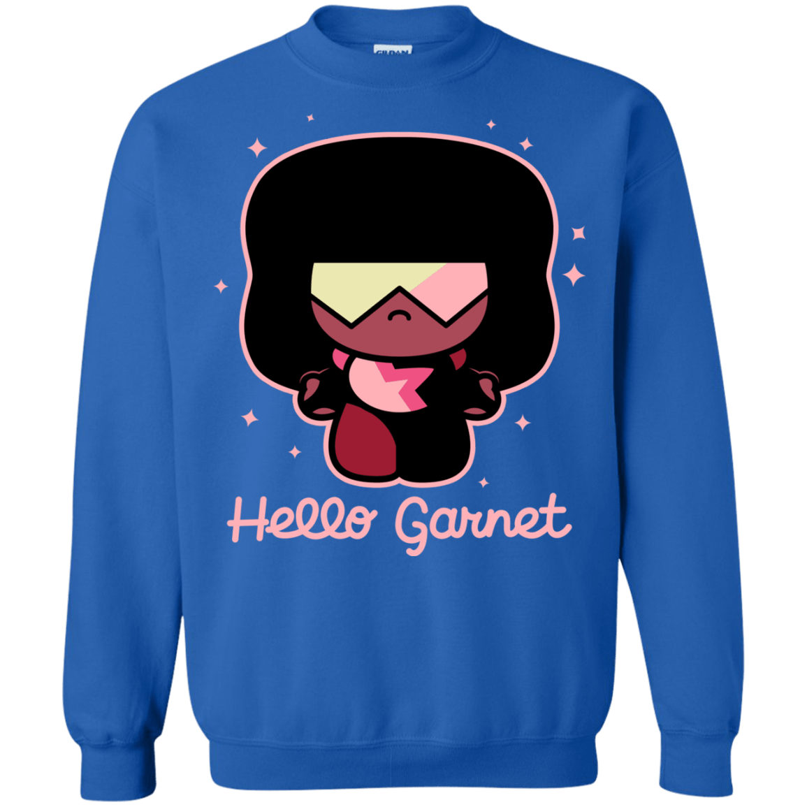 Sweatshirts Royal / S Hello Garnet Crewneck Sweatshirt