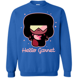Sweatshirts Royal / S Hello Garnet Crewneck Sweatshirt