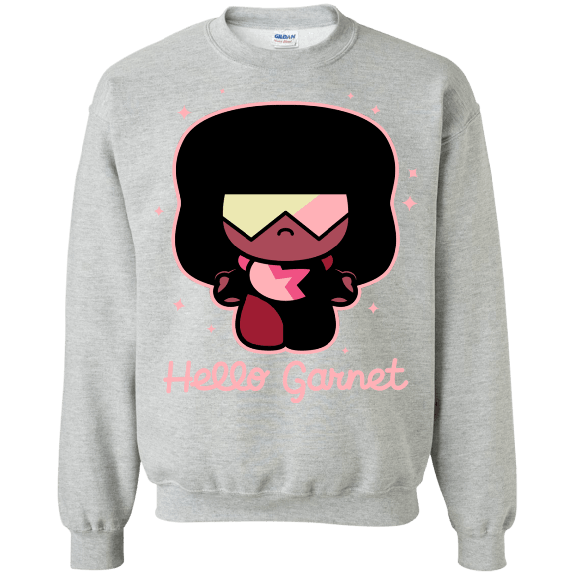Sweatshirts Sport Grey / S Hello Garnet Crewneck Sweatshirt