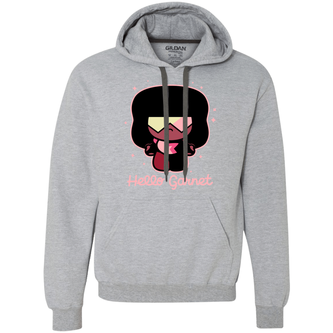 Sweatshirts Sport Grey / S Hello Garnet Premium Fleece Hoodie