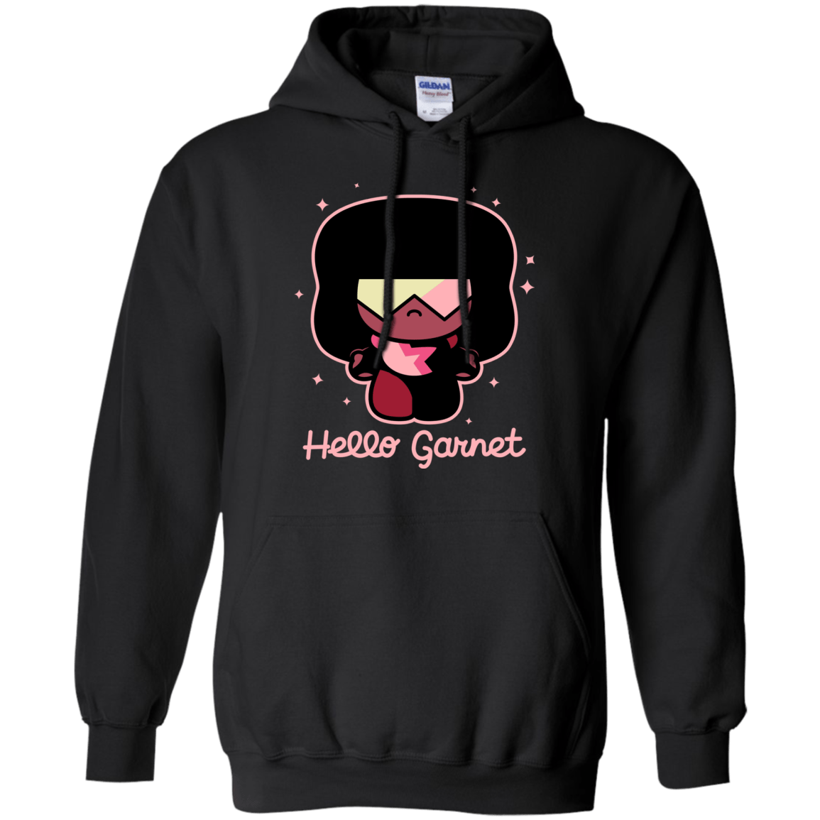 Sweatshirts Black / S Hello Garnet Pullover Hoodie