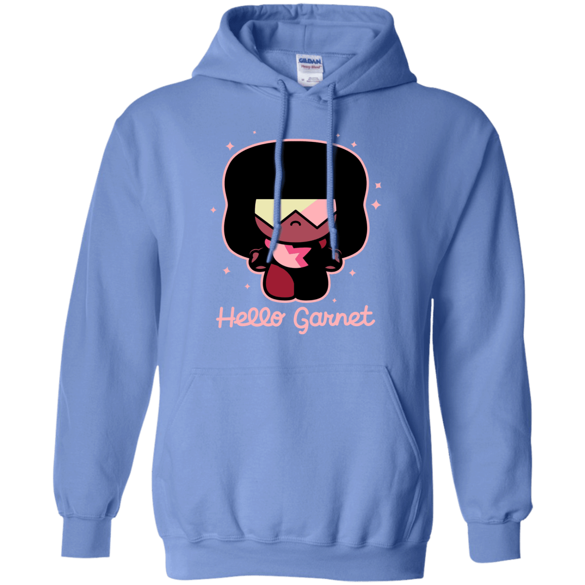 Sweatshirts Carolina Blue / S Hello Garnet Pullover Hoodie