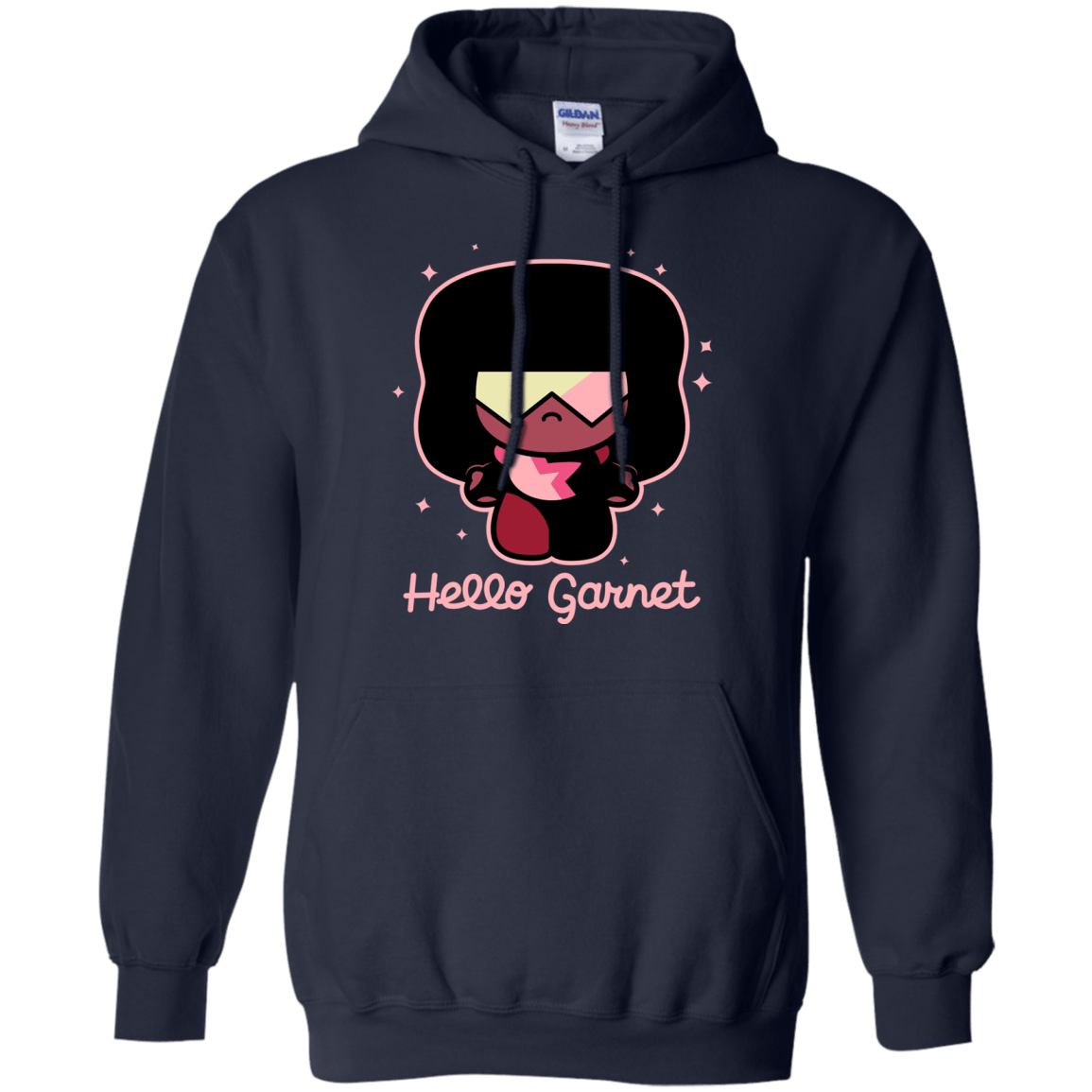 Sweatshirts Navy / S Hello Garnet Pullover Hoodie