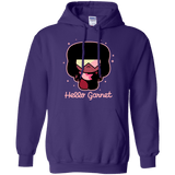 Sweatshirts Purple / S Hello Garnet Pullover Hoodie