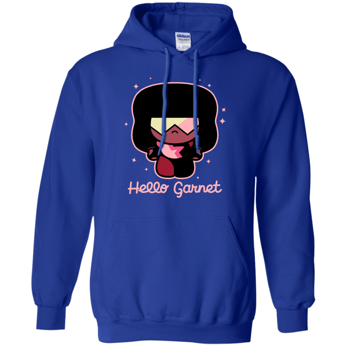 Sweatshirts Royal / S Hello Garnet Pullover Hoodie
