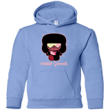 Sweatshirts Carolina Blue / YS Hello Garnet Youth Hoodie