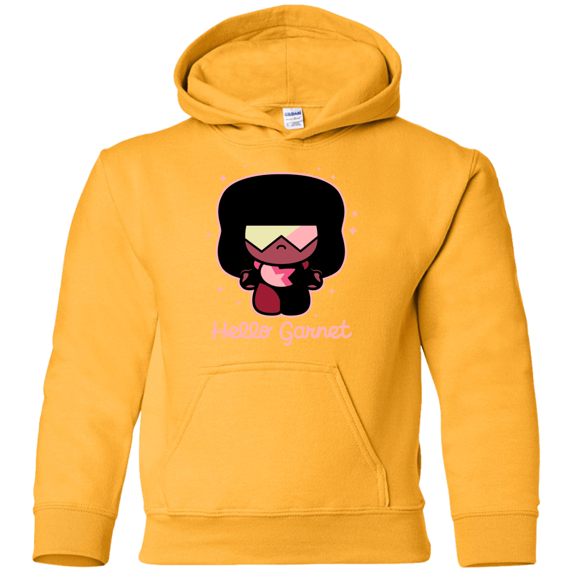Sweatshirts Gold / YS Hello Garnet Youth Hoodie