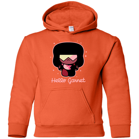 Sweatshirts Orange / YS Hello Garnet Youth Hoodie