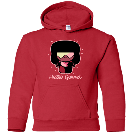 Sweatshirts Red / YS Hello Garnet Youth Hoodie