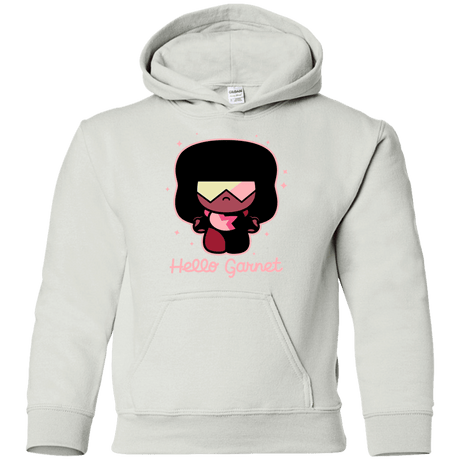 Sweatshirts White / YS Hello Garnet Youth Hoodie