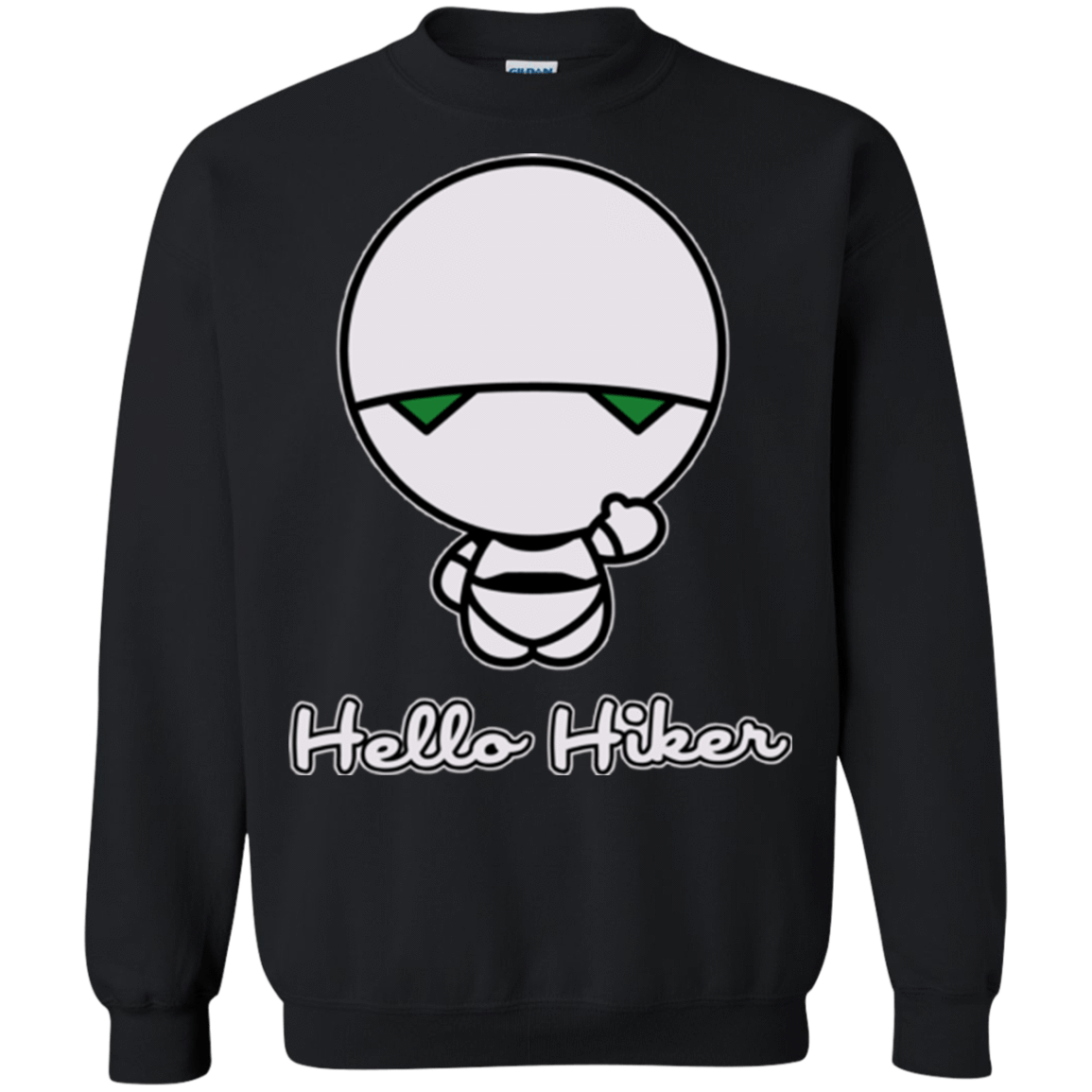 Sweatshirts Black / Small Hello Hiker Crewneck Sweatshirt