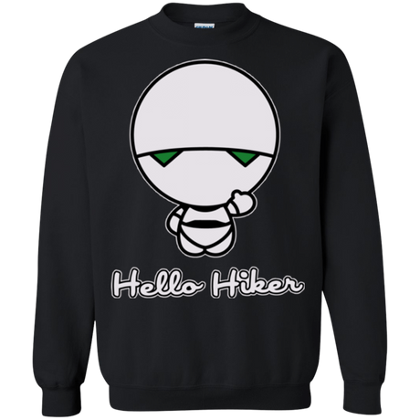 Sweatshirts Black / Small Hello Hiker Crewneck Sweatshirt