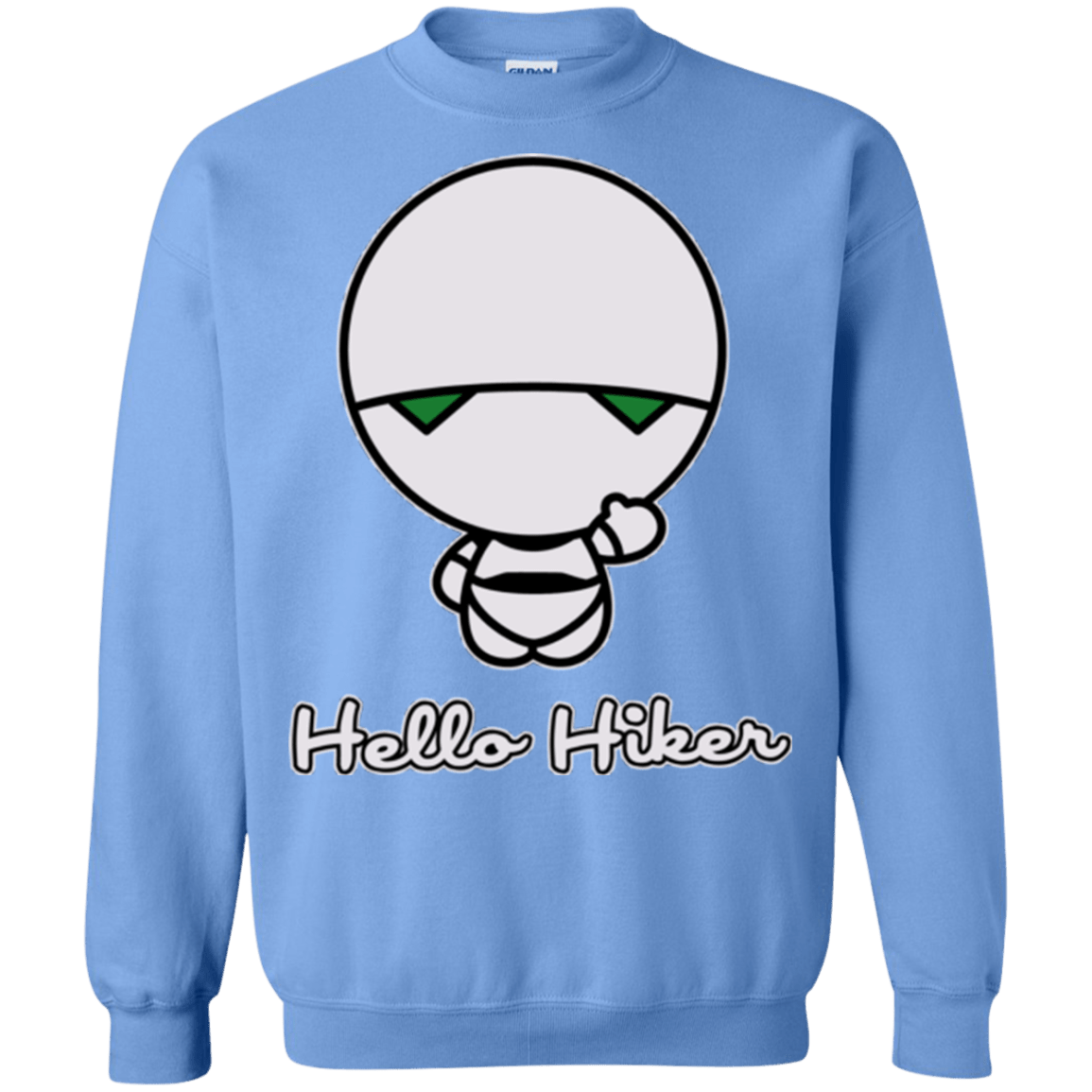 Sweatshirts Carolina Blue / Small Hello Hiker Crewneck Sweatshirt