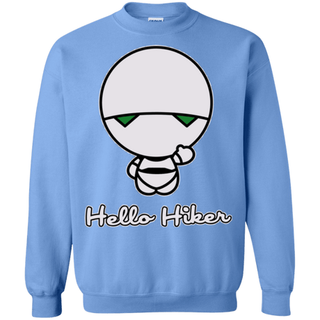 Sweatshirts Carolina Blue / Small Hello Hiker Crewneck Sweatshirt