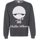 Sweatshirts Dark Heather / Small Hello Hiker Crewneck Sweatshirt