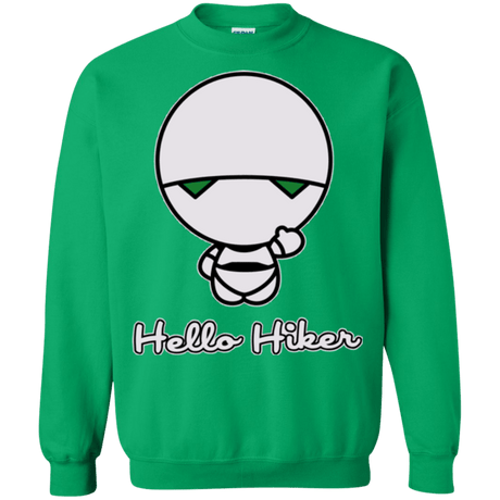Sweatshirts Irish Green / Small Hello Hiker Crewneck Sweatshirt