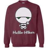 Sweatshirts Maroon / Small Hello Hiker Crewneck Sweatshirt