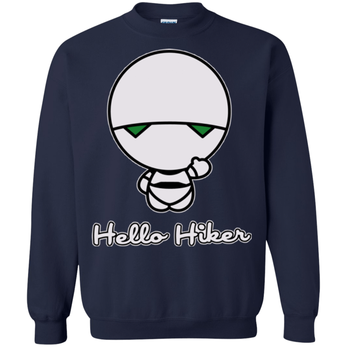 Sweatshirts Navy / Small Hello Hiker Crewneck Sweatshirt