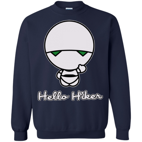 Sweatshirts Navy / Small Hello Hiker Crewneck Sweatshirt