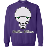Sweatshirts Purple / Small Hello Hiker Crewneck Sweatshirt
