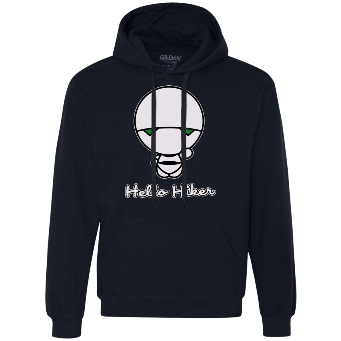Sweatshirts Navy / Small Hello Hiker Premium Fleece Hoodie