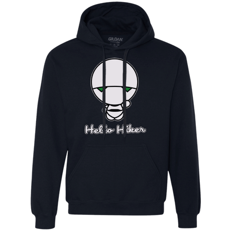 Sweatshirts Navy / Small Hello Hiker Premium Fleece Hoodie