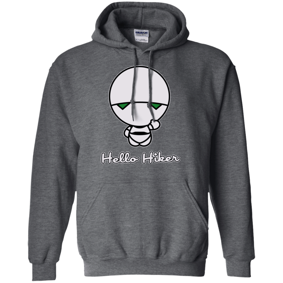 Sweatshirts Dark Heather / Small Hello Hiker Pullover Hoodie