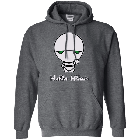 Sweatshirts Dark Heather / Small Hello Hiker Pullover Hoodie