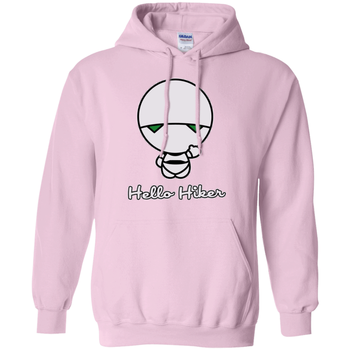 Sweatshirts Light Pink / Small Hello Hiker Pullover Hoodie