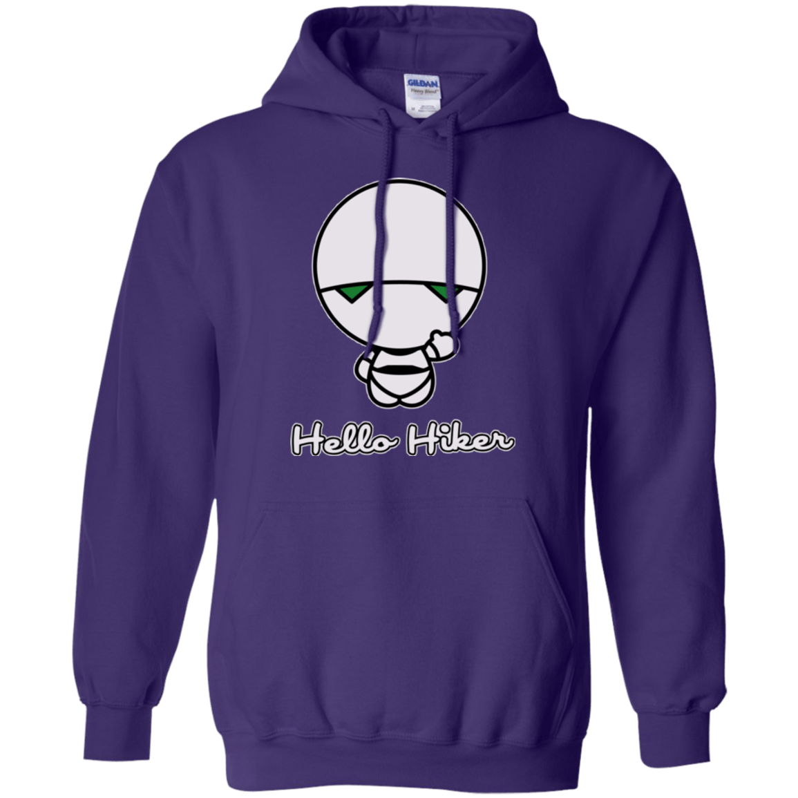 Sweatshirts Purple / Small Hello Hiker Pullover Hoodie