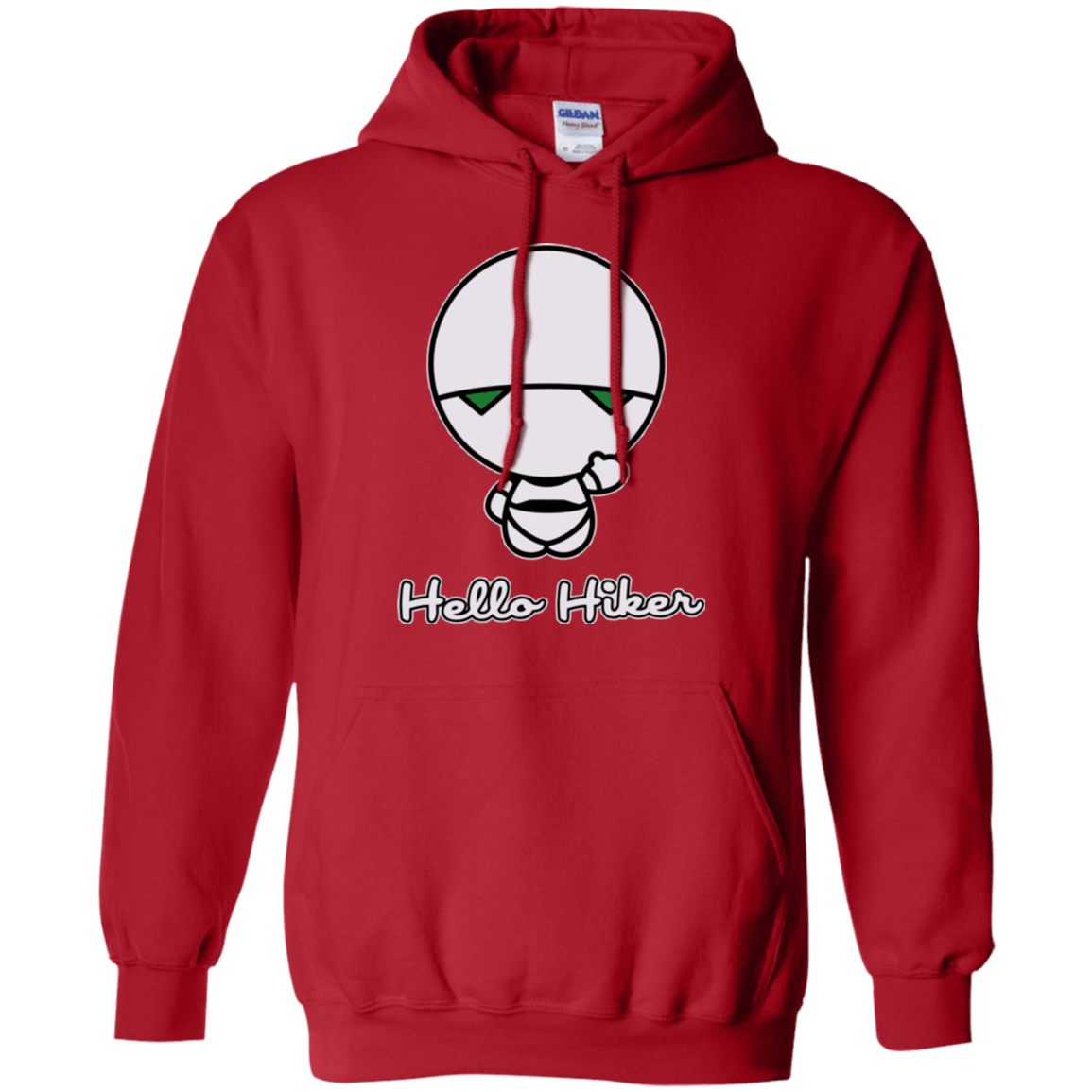 Sweatshirts Red / Small Hello Hiker Pullover Hoodie